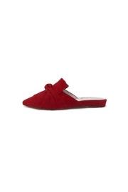  Red Suede Flats