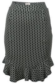  Printed Jersey Skirt
