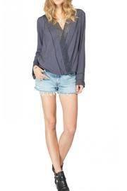  Embroidered Detail Blouse