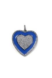  Thick Elaborate-heart Charm