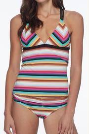  Oriana Stripe Tankini Top