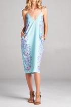  Cocoon Print Dress