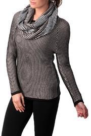  Rib Tunic With Scarf