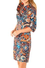 Jersey Ruffneck Dress