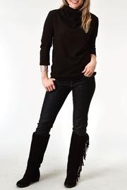  Black Mockneck Top