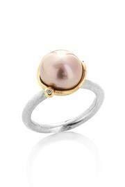  Stacking Ring With Pearl