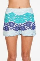  Beachy Blue Shorts
