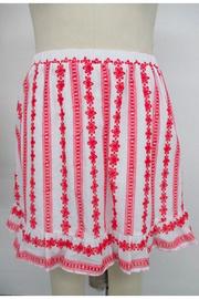 Embroidered Lace Tiered Skirt