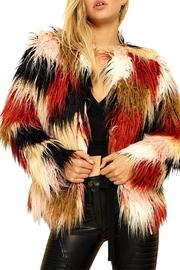  Multicolor Fur Jacket