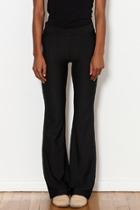 Pinstripe Flare Pull-on Pant