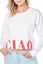  Ciao Cropped Sweatshirt