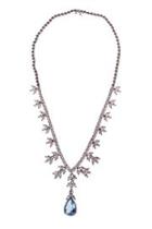  Aqua Crystal Necklace