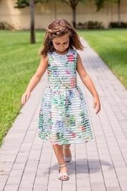  Eyelet Scuba Dress