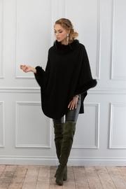  Fox Trimmed Poncho
