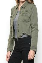 Distressed & Out Military Jacket