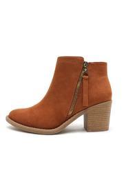  Cognac Ankle Booties