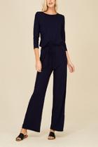  Classic Navy Jumpsuit