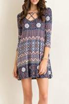  Geometric Glamour Dress