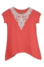 Lace Coral Tee