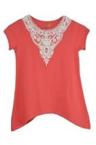  Lace Coral Tee
