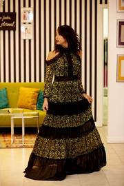  Black/green Vintage Dress