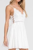  Off-white Woven Dress