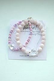  Mommy & Me Bracelet Set(quartz/pink)