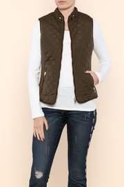 Olive Quilted Vest