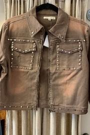 Cropped Jacket W/rivets