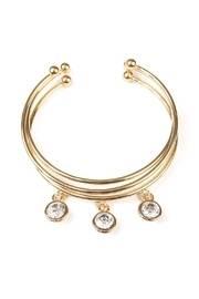  Clear-stone Cuff Set