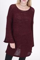  Alexis Burgundy Sweater