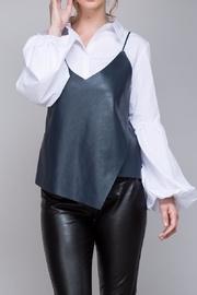  Strappy Leather Top