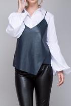  Strappy Leather Top
