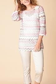  Pink Swirl Sweater Top
