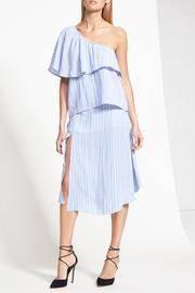  Ruffle One Shoulder Top