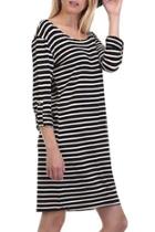  Black/white Stripe Dress