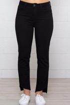  Unbalanced Hem Jeans