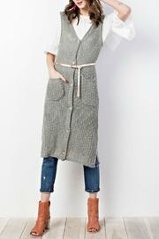  Sweater-knit Maxi Vest