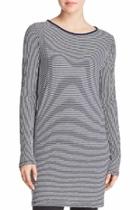  Rag & Bone Navy Striped Long Sleeve T-shirt Dress