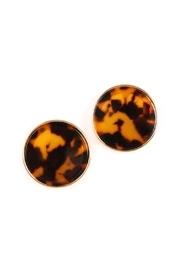  Round-framed Acetate Earrings