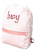  Personalized Name Seersucker Backpack