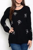  Rhinestone Sweater