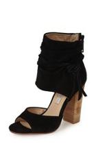  Suede Two-piece Sandal