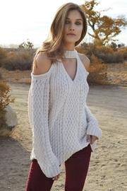  Aeryn Cold-shoulder Sweater