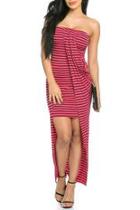  Striped Sleeveless Dress