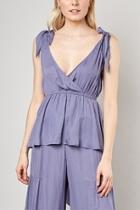  Self-tie Cropped Cami