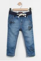  Knit Denim Trousers