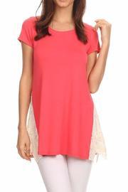  Lace Panel Tee