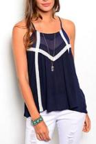  Navy Blue Top
