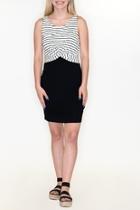  Twist Striped Dress